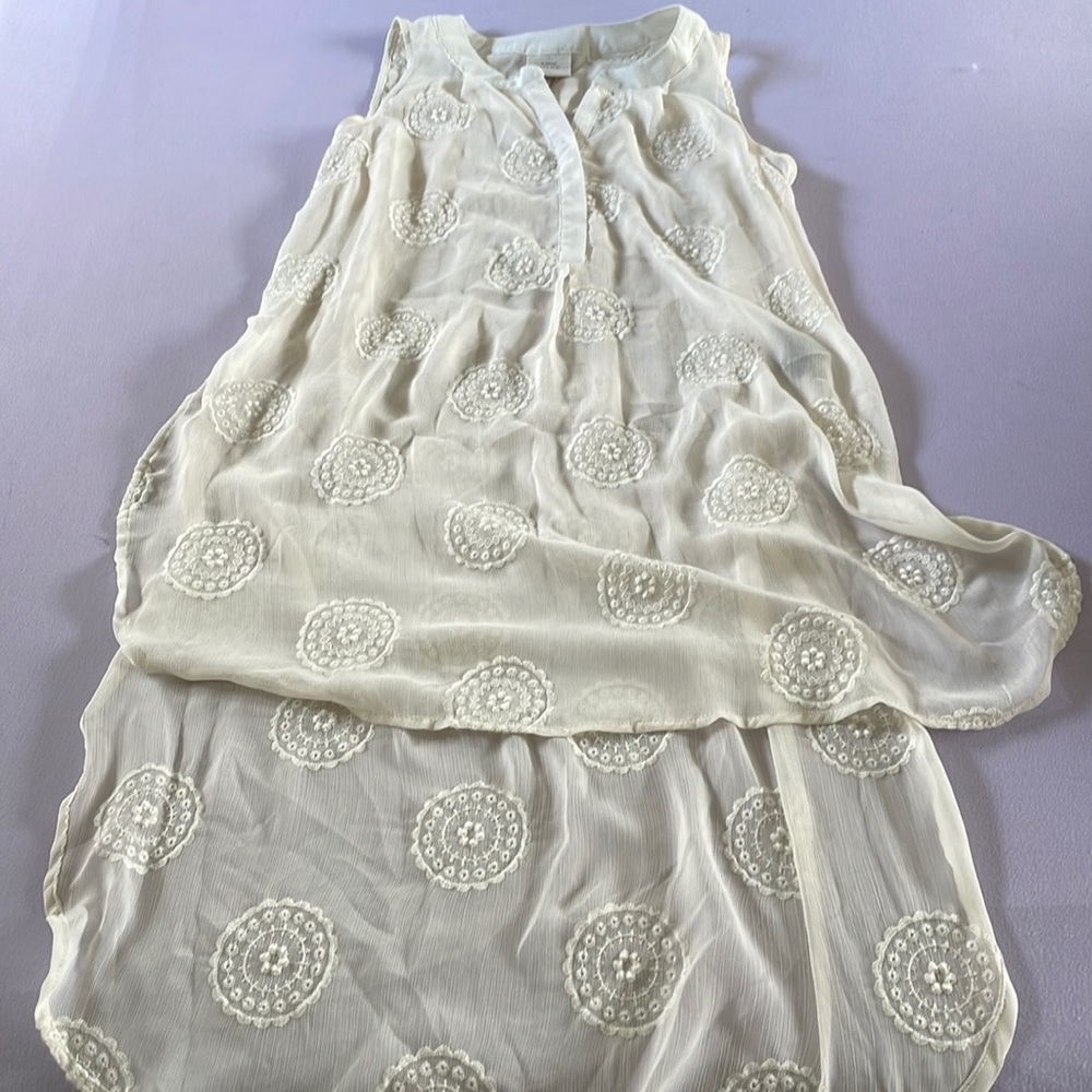 High-low sheer festival shirt from Knox Rose